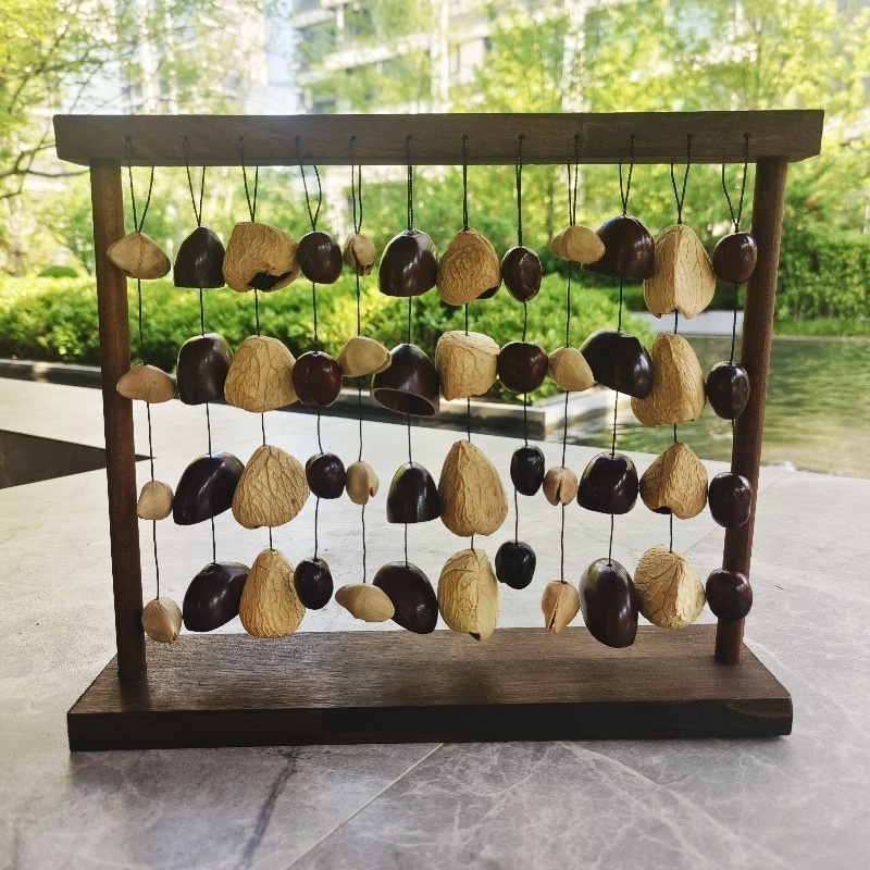 Musical Instrument Chimes - Fruit Shell Wind Chimes Meditation Bells