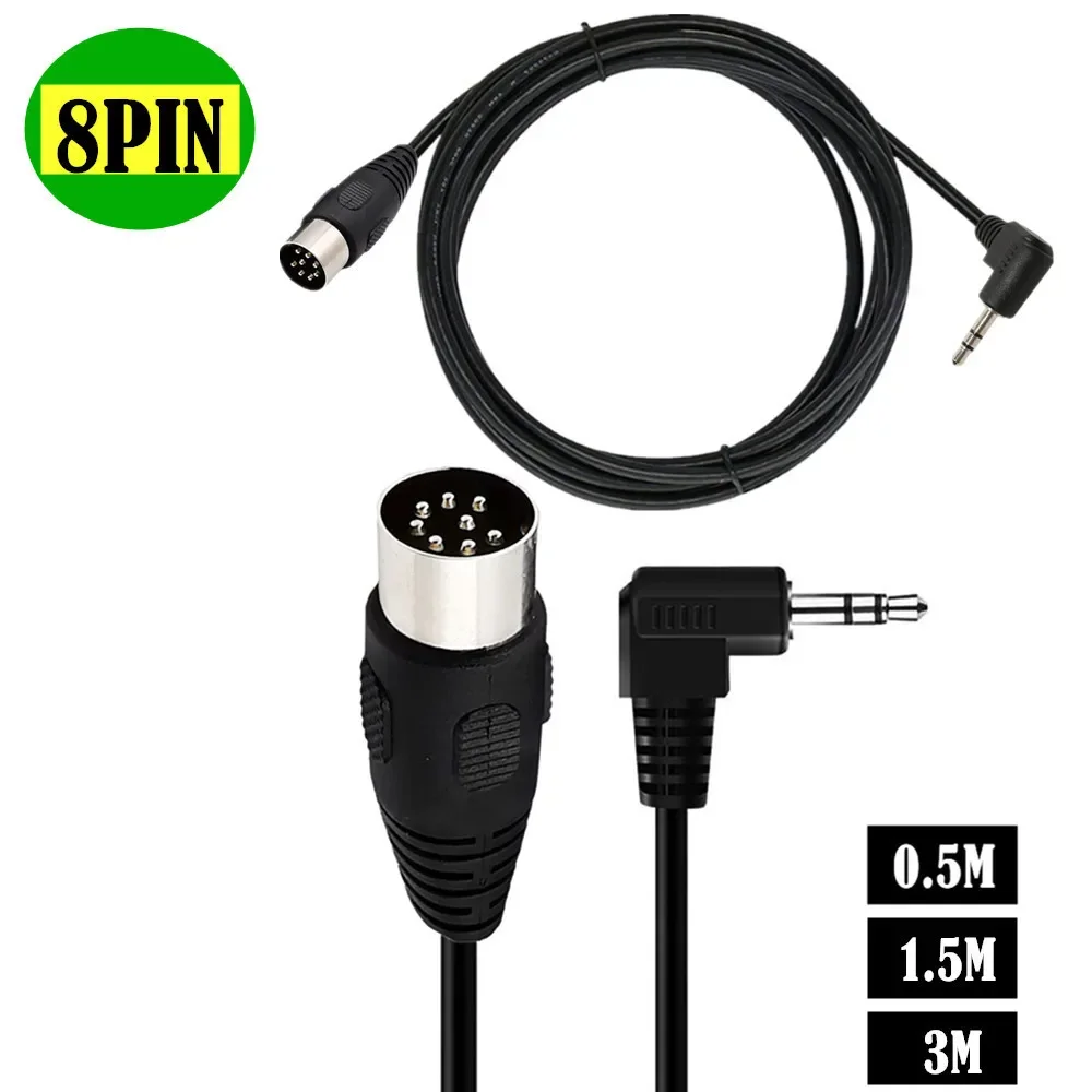 Musical Instrument Amplifier - Din 8 Pin to DC3.5mm Cable