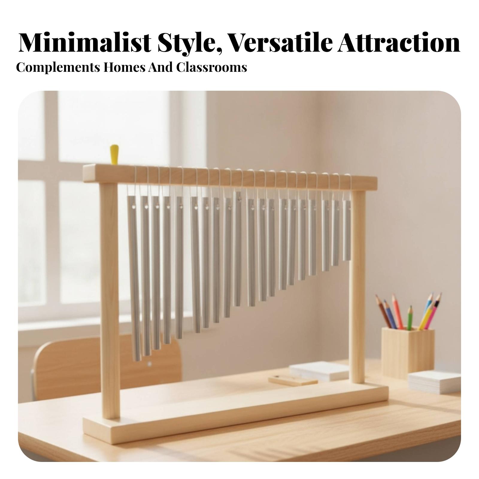 Musical Instrument Chimes - Fabric Toy Metal Tube Chimes Musical