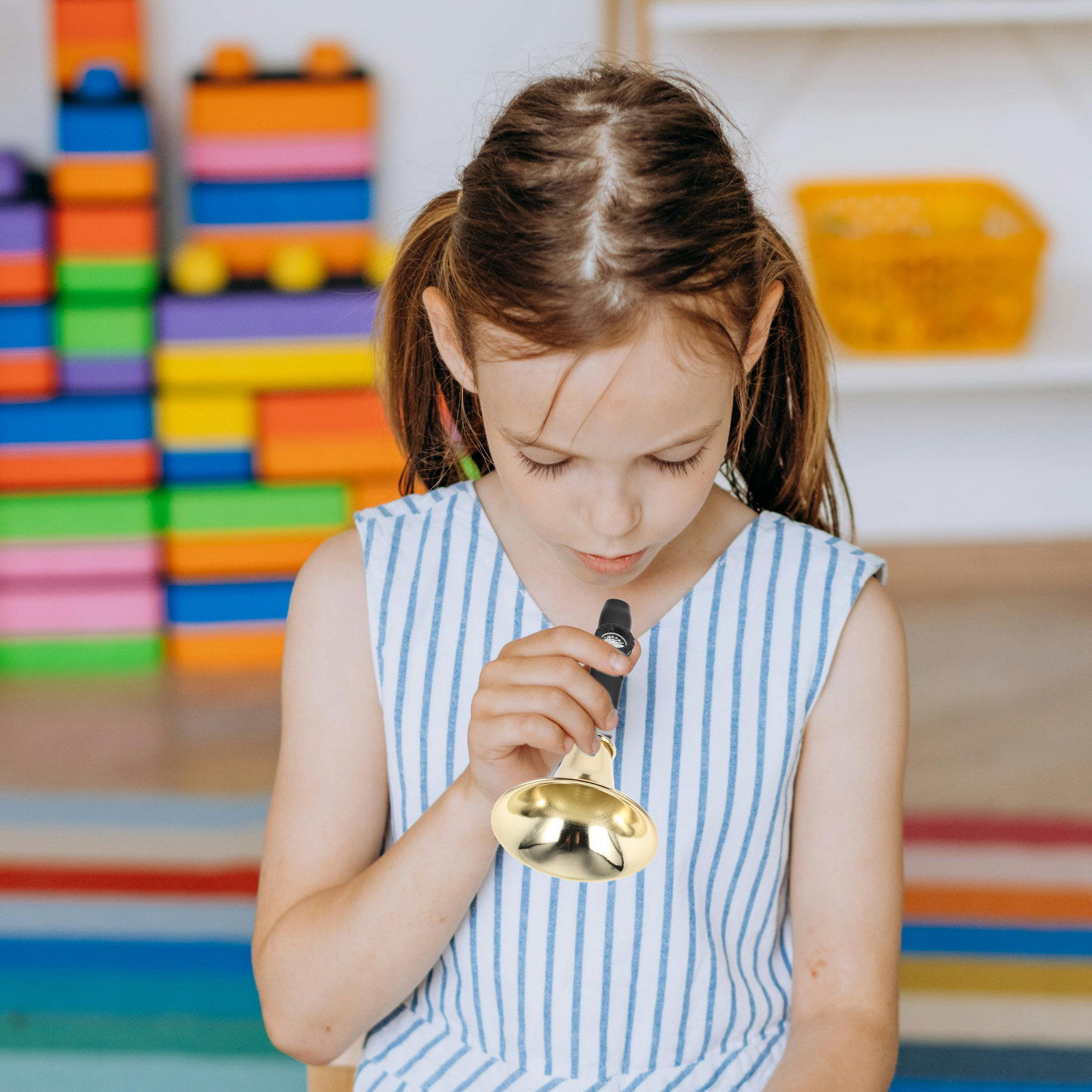 Musical Instrument Easy To Learn For Adults - Metal Kazoo Trumpet Instrument for Beginners