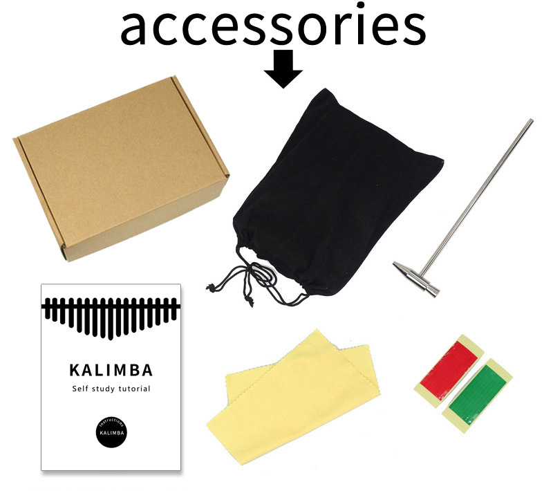 Colorful 21 Key Kalimba Kids C - огляд і ціна Musical Instrument Keyboard