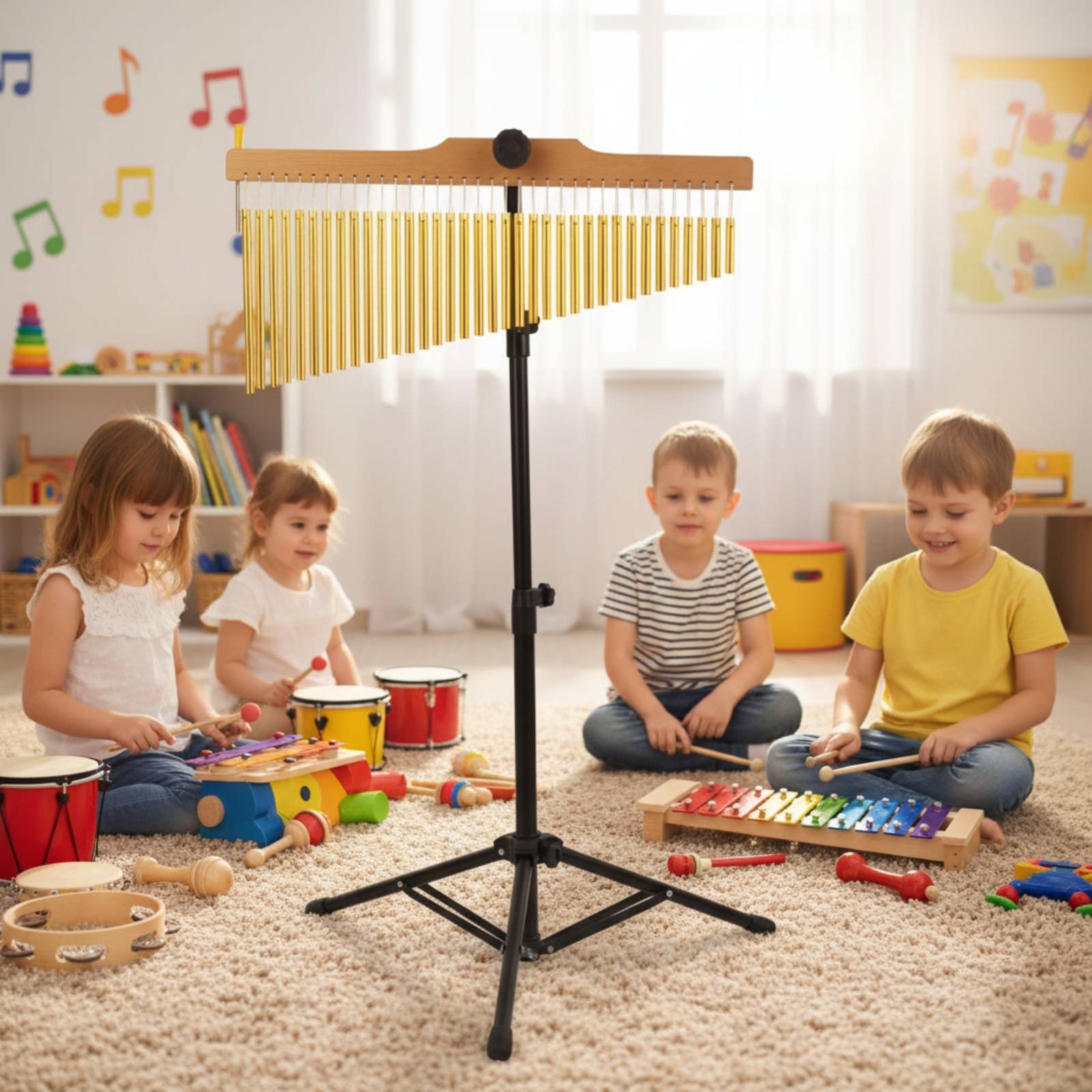 36 Tone Bar Chimes Clear and C - огляд і ціна Musical Instrument Chimes