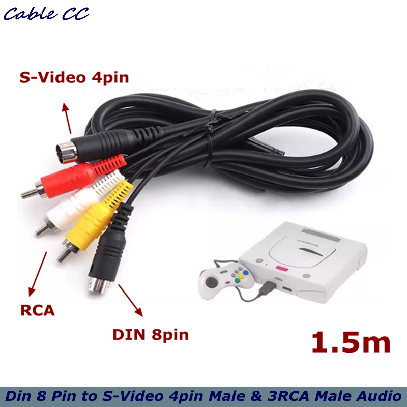Din 8 Pin to S-Video 4pin Male - огляд і ціна Musical Instrument Videos