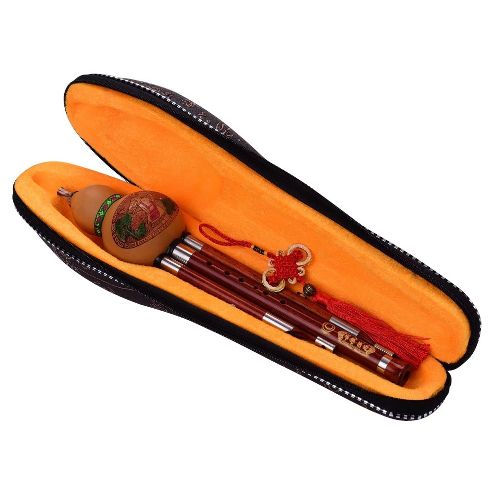 3-Tone C Key Hulusi Gourd Flut - огляд і ціна Musical Instrument In Chinese