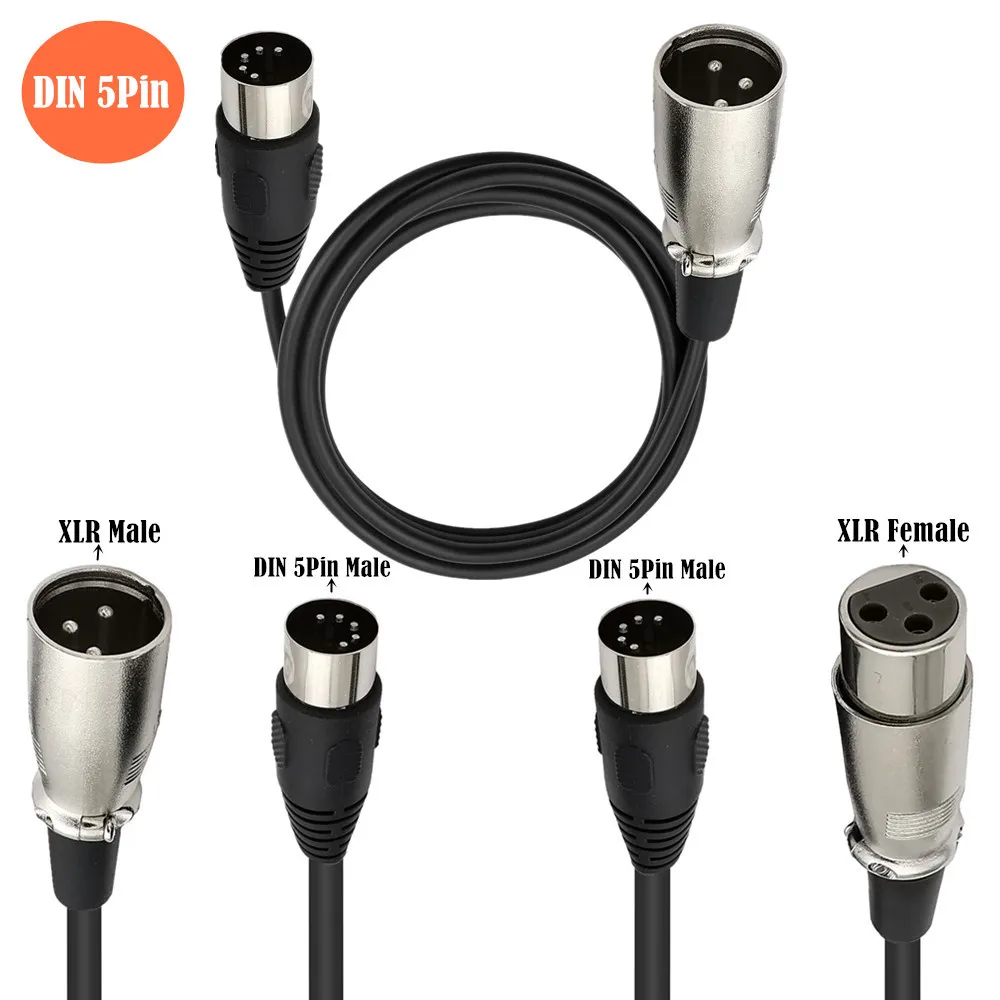 MIDI To XLR Adapter Cable DIN  - огляд і ціна Musical Instrument Videos