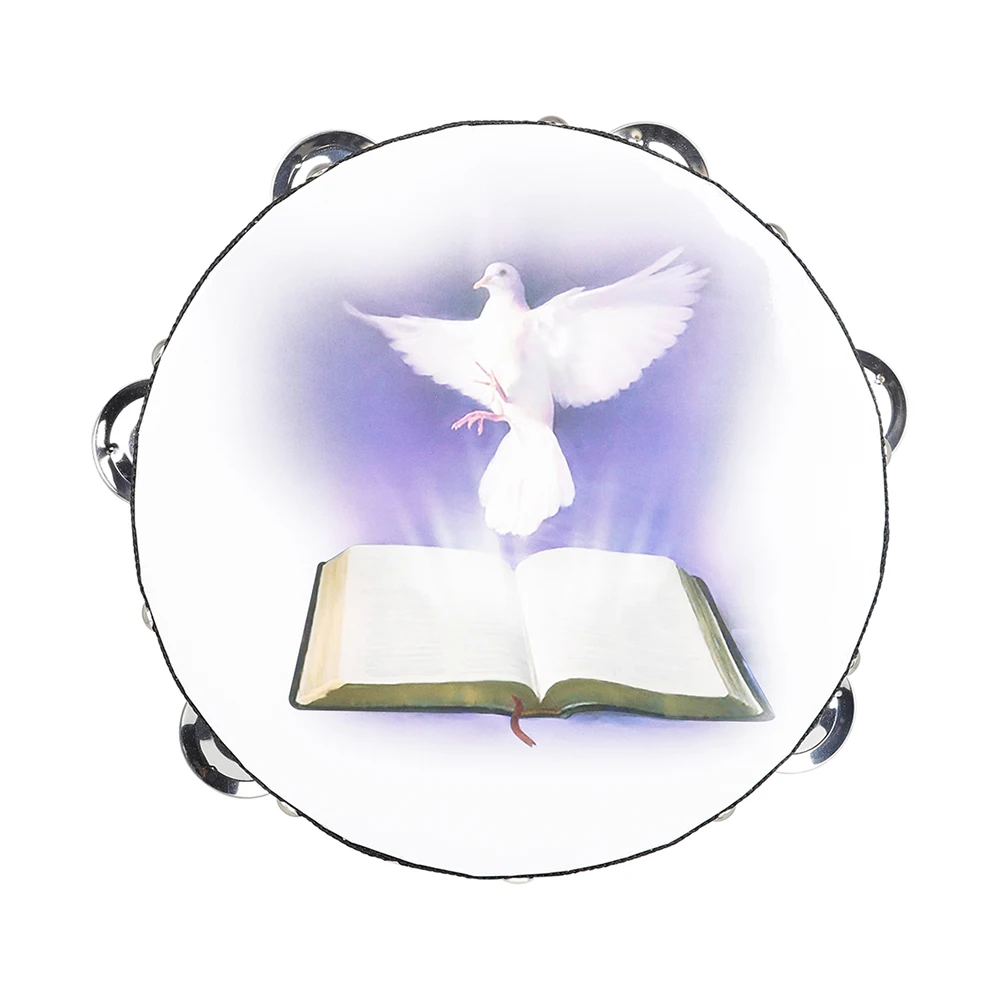 8 Inch Tambourine Peace Pigeon - огляд і ціна Musical Instrument Chimes