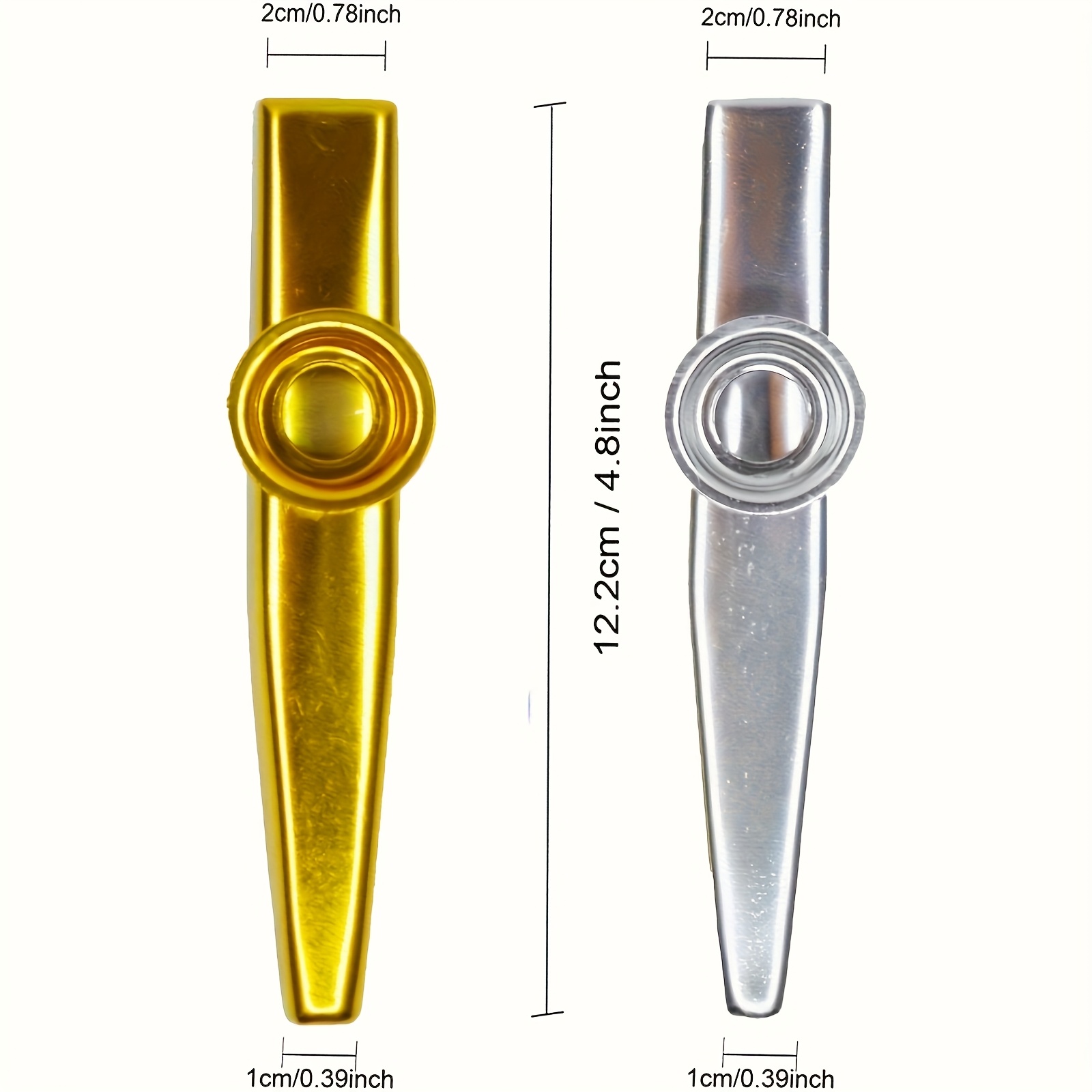 7pcs Metal Kazoos Simple Desig - огляд і ціна Violin Musical Instrument
