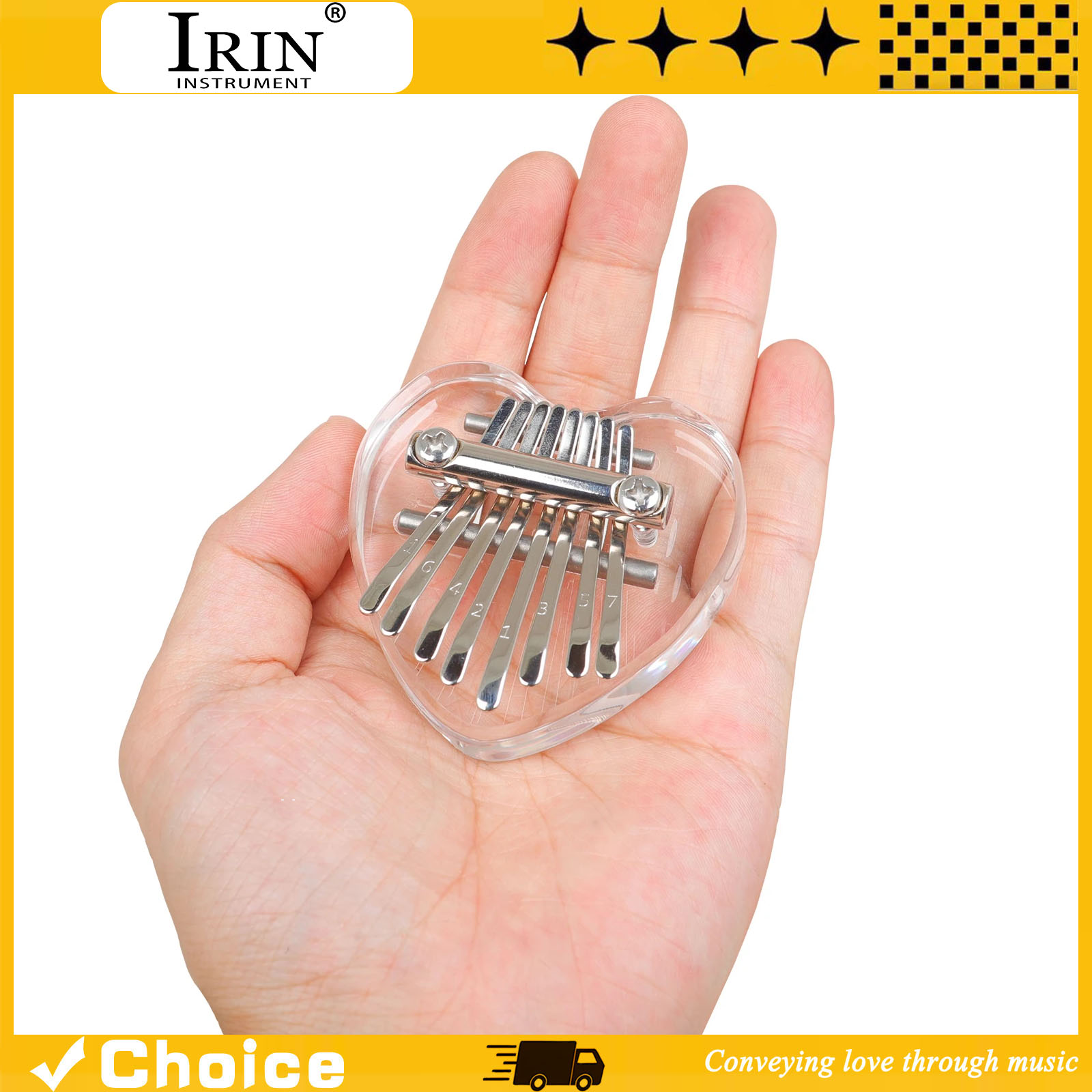 8-Key Kalimba Mini Thumb Piano - огляд і ціна Musical Instrument Keyboard