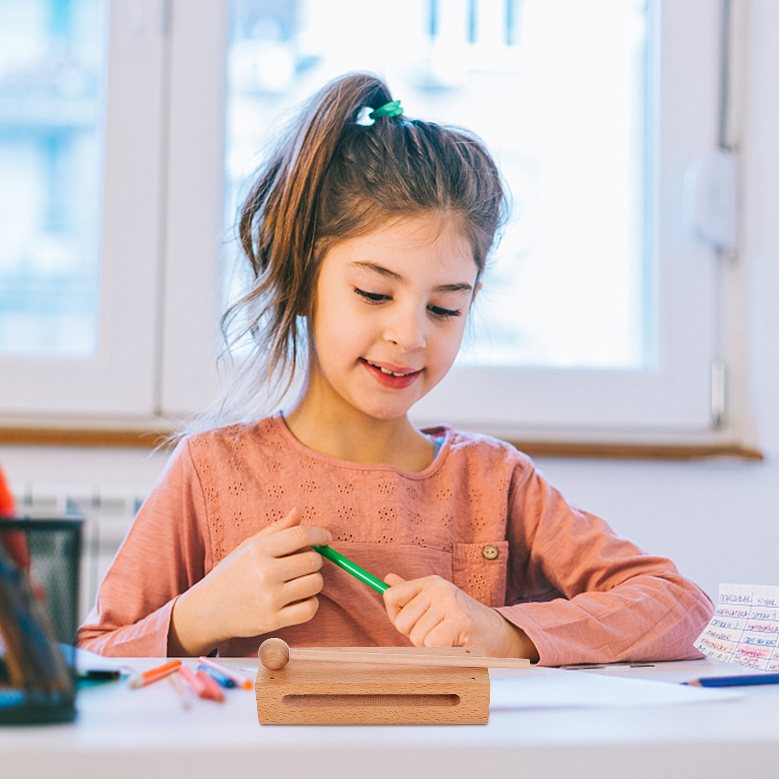 Wood Block Orff Instrument Rob - огляд і ціна Musical Instrument Chimes