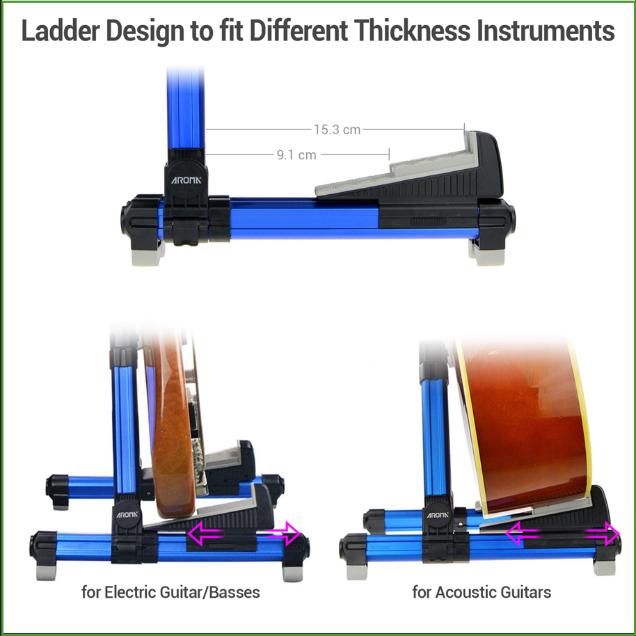 Foldable Aluminum Guitar Stand - огляд і ціна Violin Musical Instrument