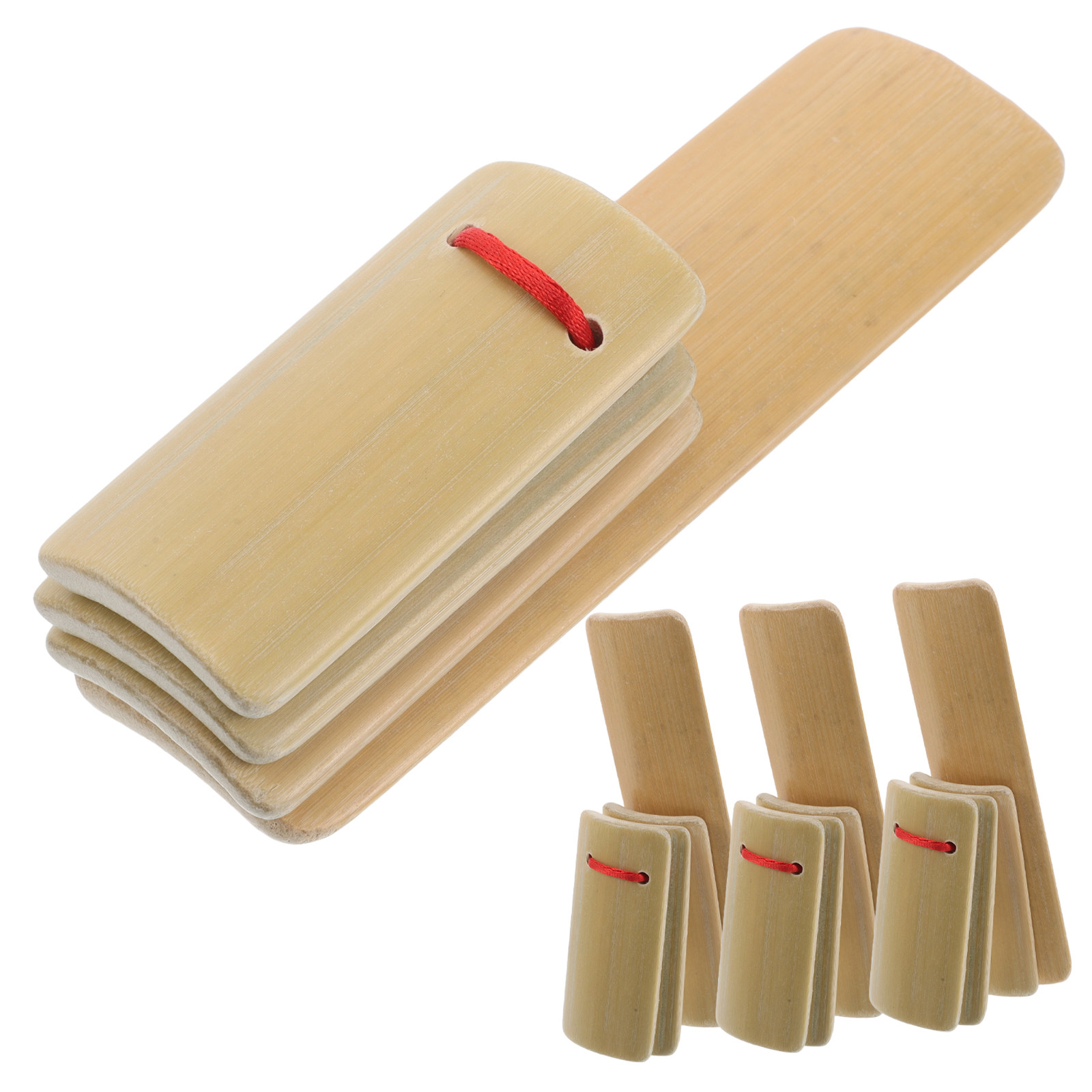 4Pcs Bamboo Clappers Kids Kuai - огляд і ціна Musical Instrument In Chinese