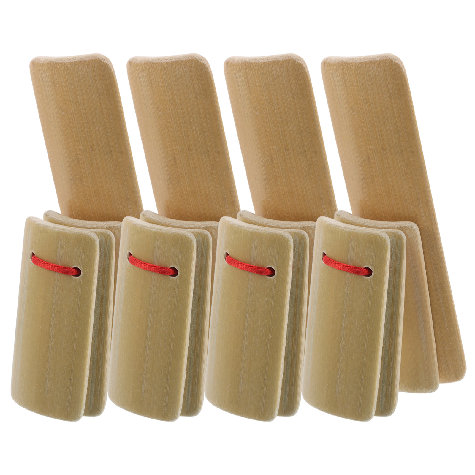 4Pcs Bamboo Clappers Kids Kuai - огляд і ціна Musical Instrument In Chinese