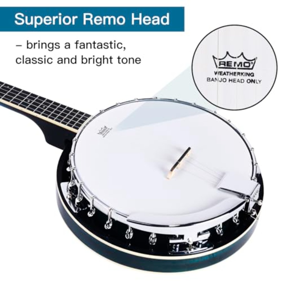 Banjo 5 String Full Size Banjo - огляд і ціна Banjo 5 String Open