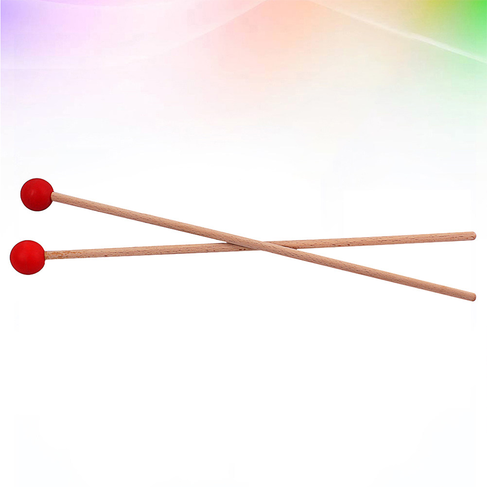 1Pair Large Drum Mallets Wood  - огляд і ціна Musical Instrument Qin