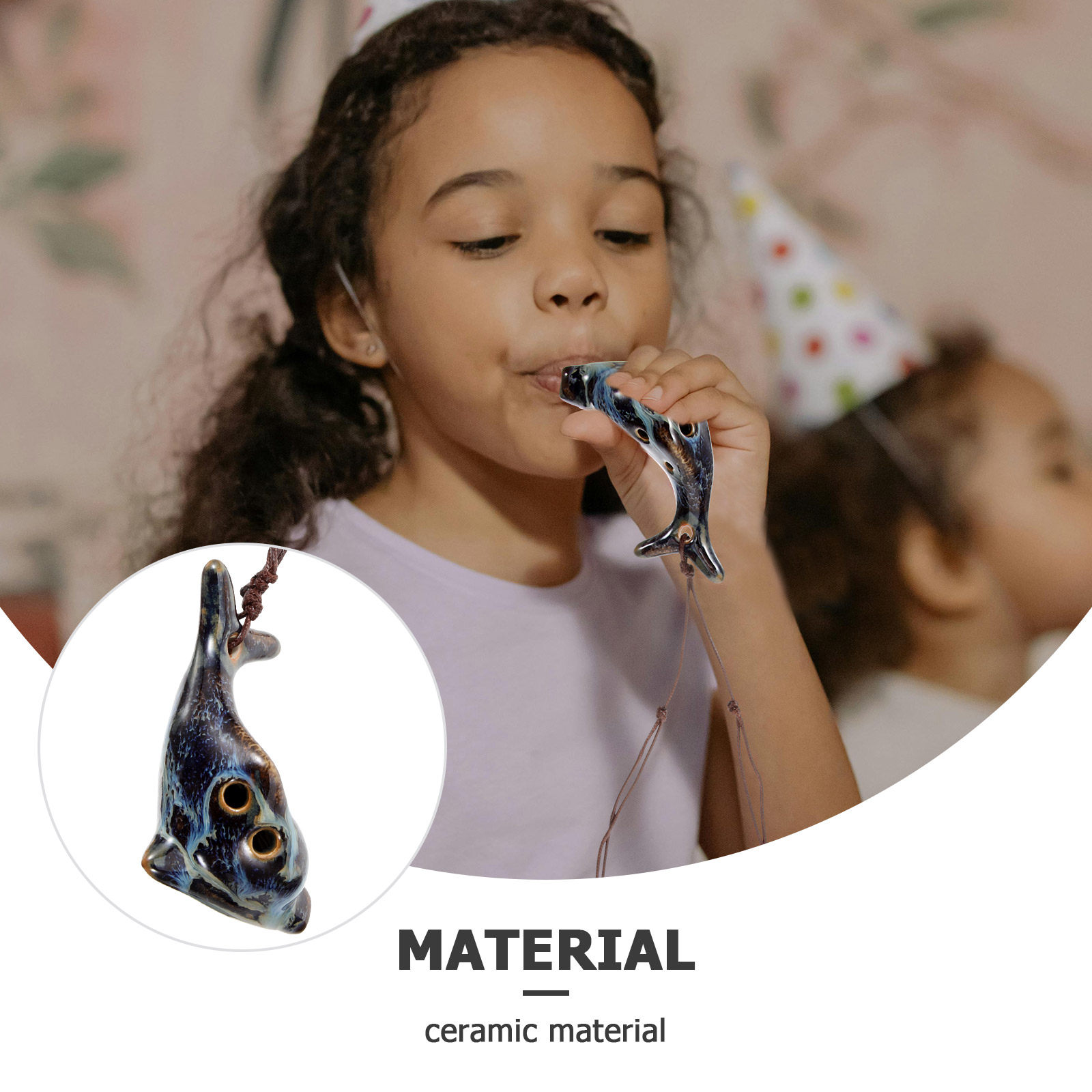 6 Holes Portable Ceramic Ocari - огляд і ціна Musical Instrument Easy To Learn For Adults