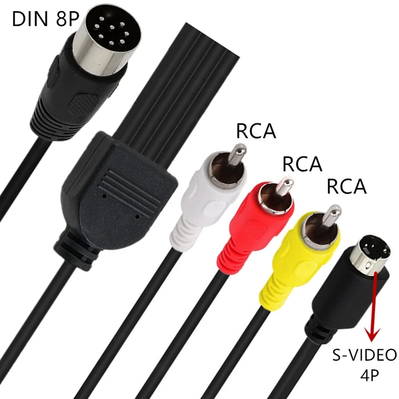 Din 8 Pin to S-video 4P Male 3 - огляд і ціна Musical Instrument Videos